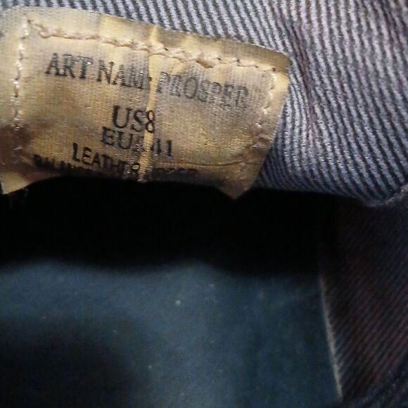 Steve Madden original style Prosper leather blue floral print shoes Sz 8 - Picture 9 of 9